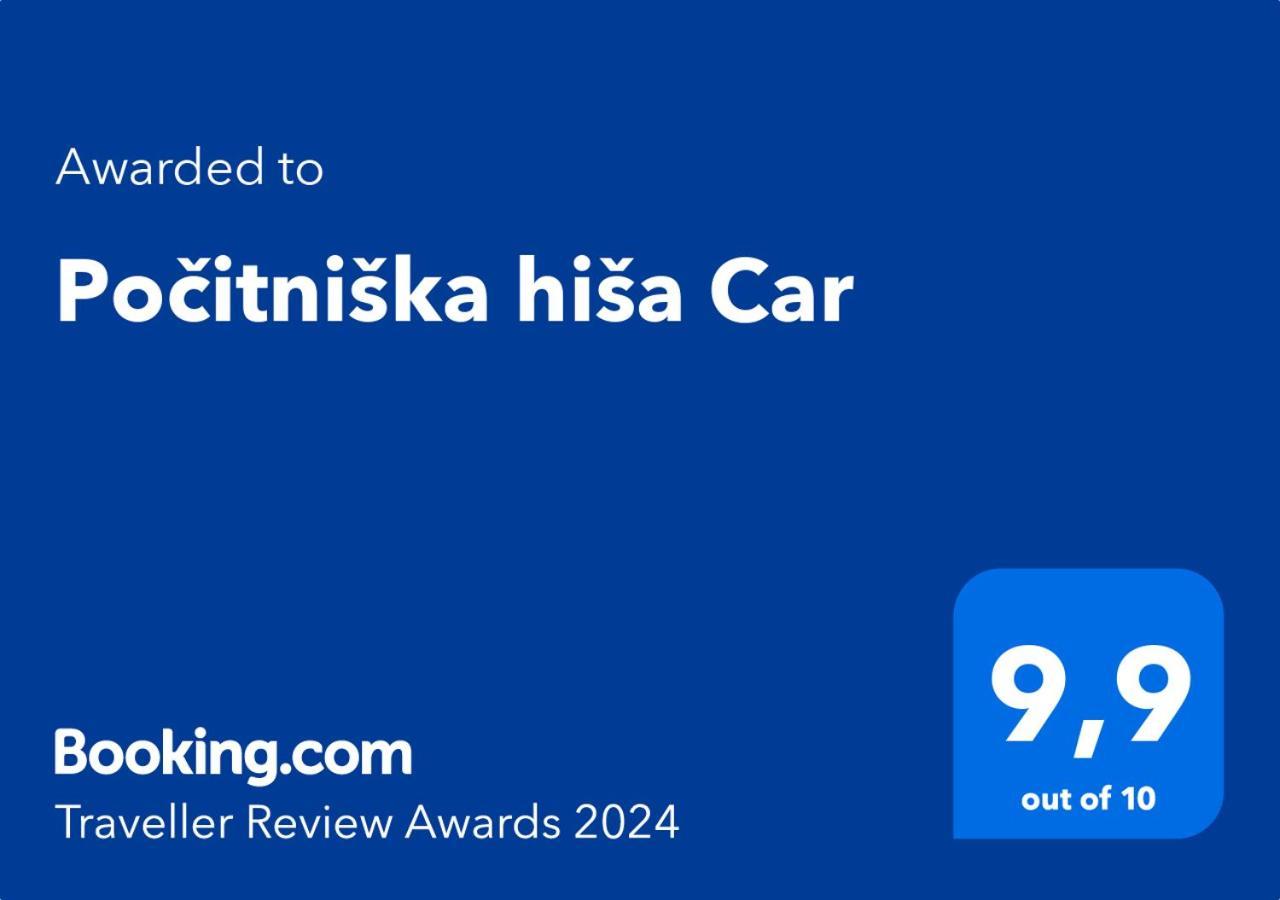 Вилла Pocitniska Hisa Car Добровник Экстерьер фото
